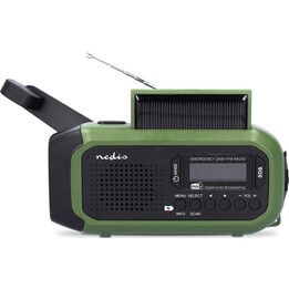 Nedis RDDBCR2000GN Radio Tragbar Digital Schwarz, Grün