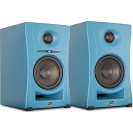 Kali Audio LP-UNFB-EU Coppia di monitor da studio Ultra Near Field bi-amplificati Blu