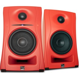 Kali Audio LP-UNFR-EU Paar bi-verstärkte Ultra-Nahfeld-Studiomonitore, Rot