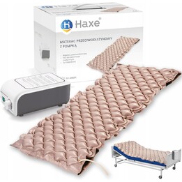 Haxe FU-AM001, Colchón antidecúbito con bomba de aire para la prevención de úlceras por presión, azul