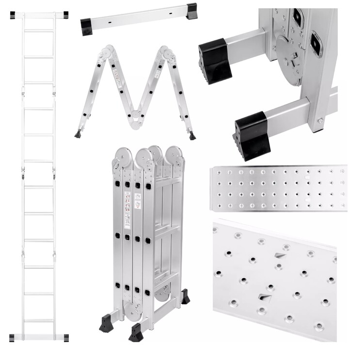 Extralink Articulated Ladder Lad3x4m 3x4, 3.55 M