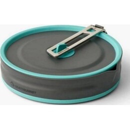 Sea To Summit Frontier, Olla de camping de 2,2L con diseño ligero y resistente para exteriores, Verde