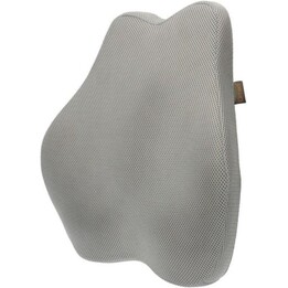 Shape&Rest, cuscino lombare con schiuma di memoria per il sostegno della schiena e il miglioramento della postura, grigio