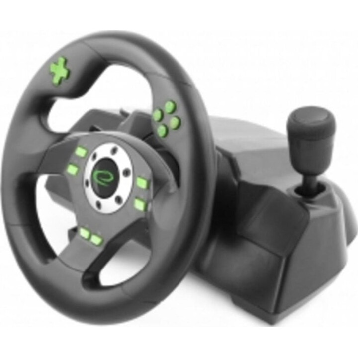 Esperanza EGW101 Volante USB cablato 270° 12 pulsanti PS3 PlayStation PC