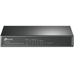 Switch PoE TP-Link SF1008P com 8 portas RJ-45 10/100