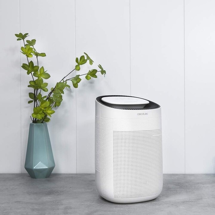 Cecotec Bigdry 2500 Pure Light, déshumidificateur d'air à haute capacité d'extraction, blanc
