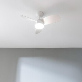 Cecotec EnergySilence Aero 3050, Deckenventilator mit Fernbedienung und modernem Design, weiß