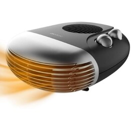 Cecotec ReadyWarm 2000 Max Horizon, Aquecedor com ventilador, termóstato ajustável e modo ECO, preto