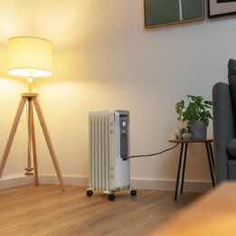 Cecotec ReadyWarm 7000 Space, Oil Filled Radiator with 7 Fins and Temperature Management, White