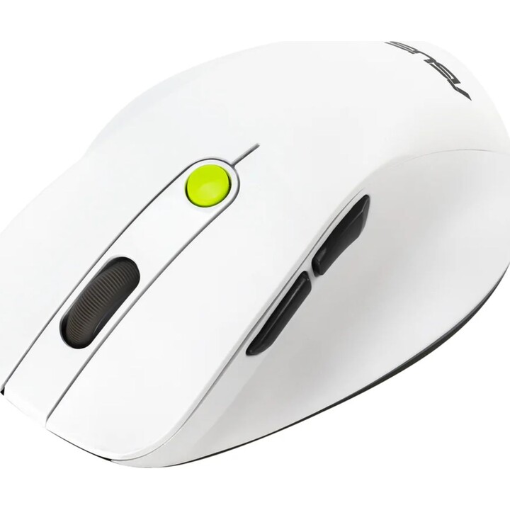 ASUS MD105 Wireless RF Bluetooth Maus 2400 DPI Weiß Grün Ergonomisch
