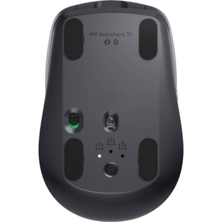 Ratón Logitech inalámbrico 8000 DPI compacto y ergonómico Bluetooth USB-C