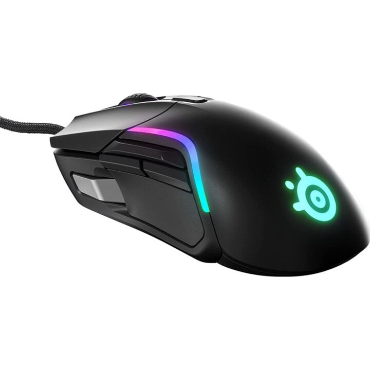 Mouse da gioco SteelSeries Rival 5 18000 DPI nero