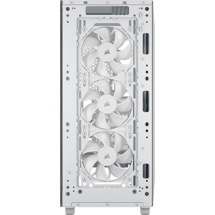 Corsair 3200D RS Weißes ATX-PC-Gehäuse mit gehärtetem Glas-Seitenteil und 3 USB-C-Lüftern
