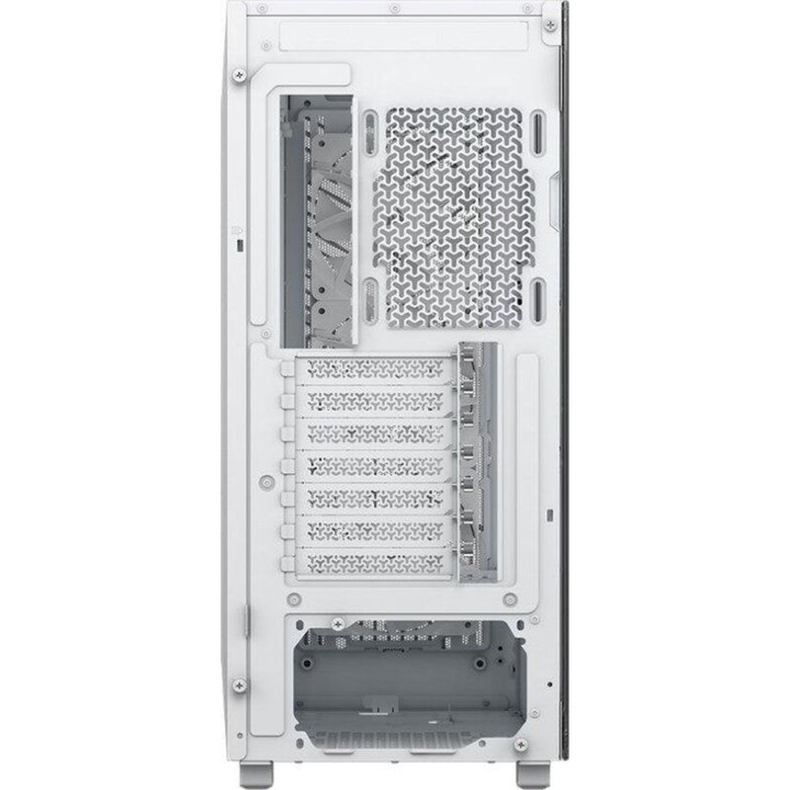 Corsair 3200D RS Weißes ATX-PC-Gehäuse mit gehärtetem Glas-Seitenteil und 3 USB-C-Lüftern