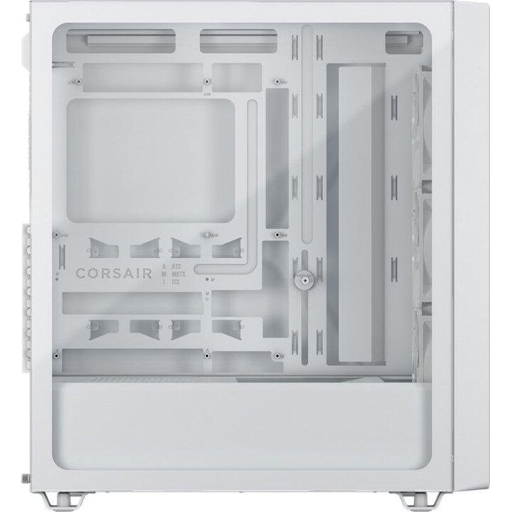 Corsair 3200D RS Weißes ATX-PC-Gehäuse mit gehärtetem Glas-Seitenteil und 3 USB-C-Lüftern