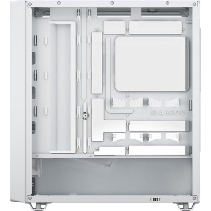 Corsair 3200D RS Weißes ATX-PC-Gehäuse mit gehärtetem Glas-Seitenteil und 3 USB-C-Lüftern