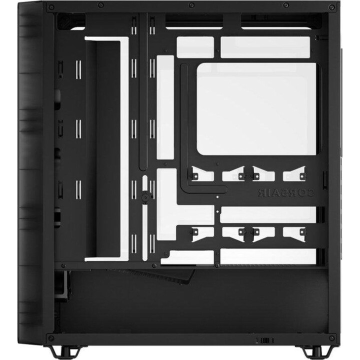 Corsair 3200D RS Mid-Tower PC-Tower, gehärtetes Glas, 3 Lüfter, USB-C, Schwarz