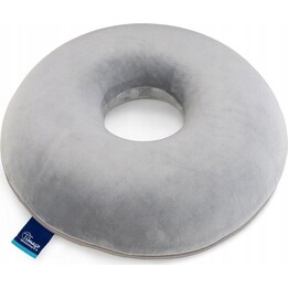 TIM SUPPORT Poduszka Piankowa z Otworem Oreiller en mousse à mémoire de forme avec trou central pour le confort, blanc