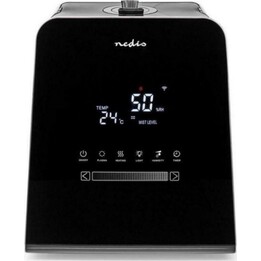 NEDIS HUMI150BKW Dampf-Luftbefeuchter 5,5 L mit leisem und effizientem Betriebssystem, schwarz