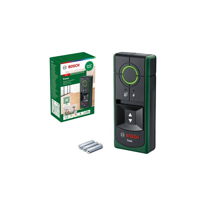 Bosch Truvo multidetector digital Metal ferroso, Cable con corriente, Metal no ferroso