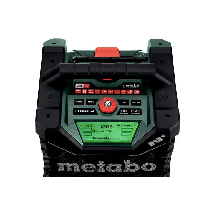 Metabo RC 12-18 Postazione di lavoro Analogica e Digitale Nero, Verde, Rosso