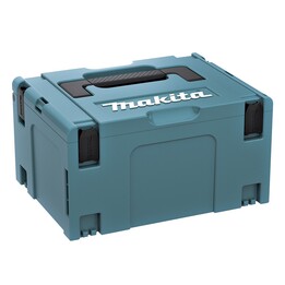 Estojo rígido para ferramentas Makita 821551-8, para viagem, preto e turquesa.