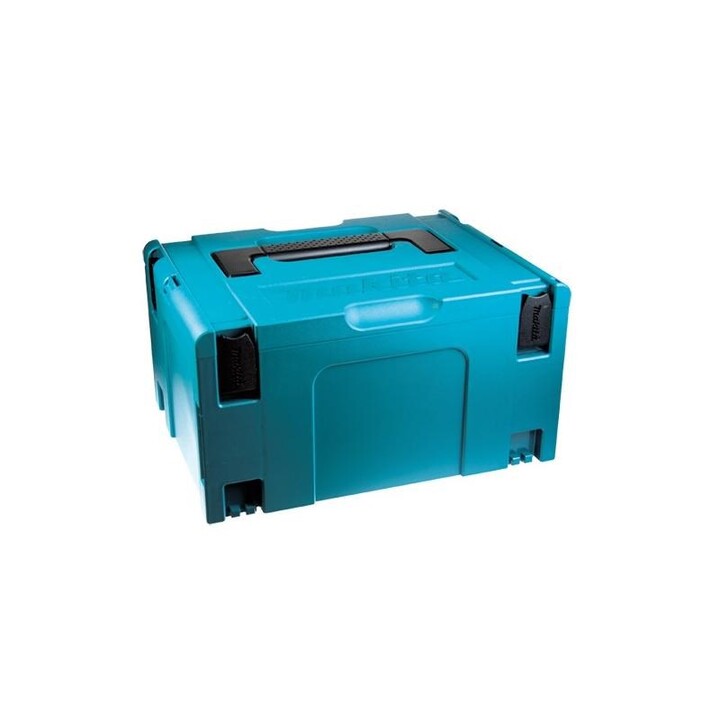 Estojo rígido para ferramentas Makita 821551-8, para viagem, preto e turquesa.