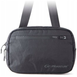 LIFEVENTURE X-Pac Sling Bolsa de cintura resistente al agua para viajes y aventuras al aire libre, Negro