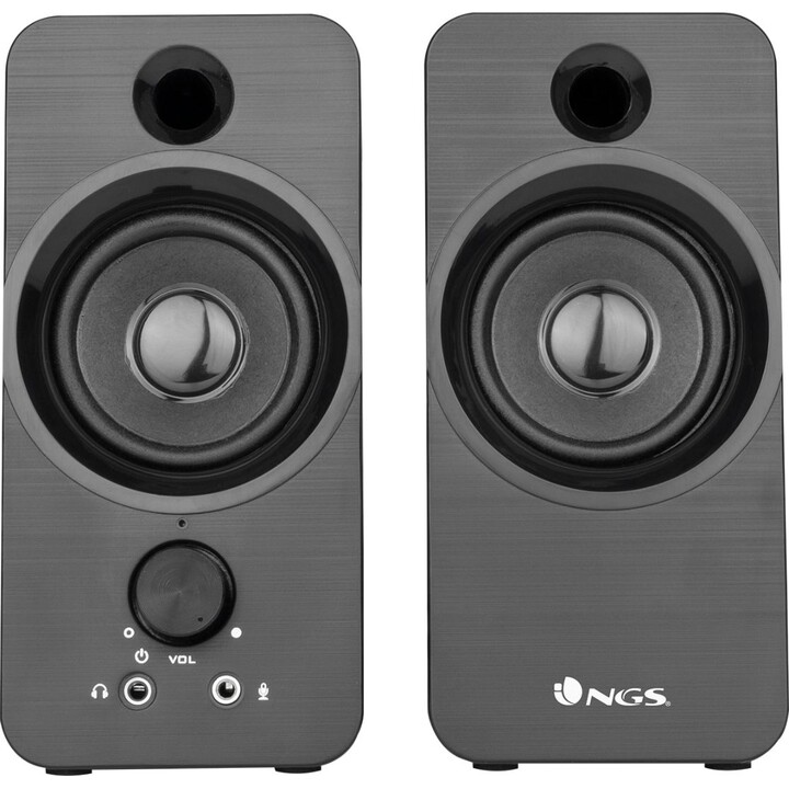 Haut-parleurs 2.0 ngs sb350 12w (2x6w) entrée micro