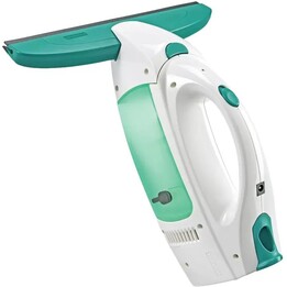 Leifheit 51000 Electric Window Cleaner with Suction Function and Long Battery, Turquoise