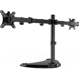 Gembird MS-D2ST-02 Soporte de sobremesa para monitores dobles de 13 a 32 pulgadas, blanco