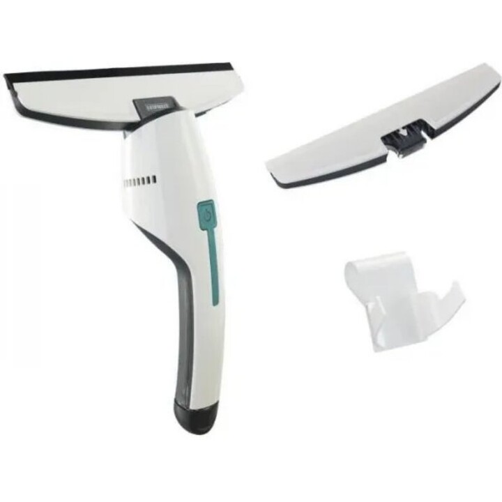 Leifheit 51035 Limpa-vidros elétrico com bocal de sucção e ergonómico, preto