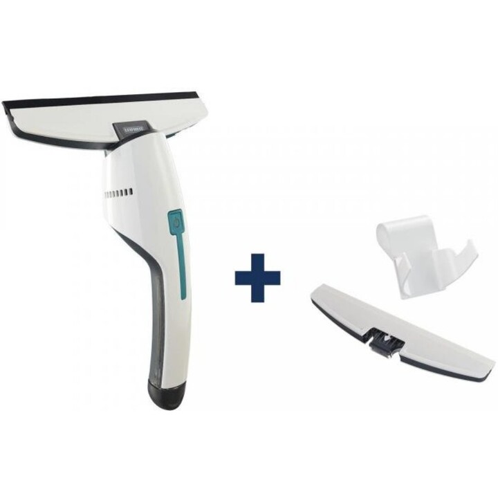 Leifheit 51035 Elektrischer Fensterreiniger mit Saugdüse und Ergonomie, schwarz