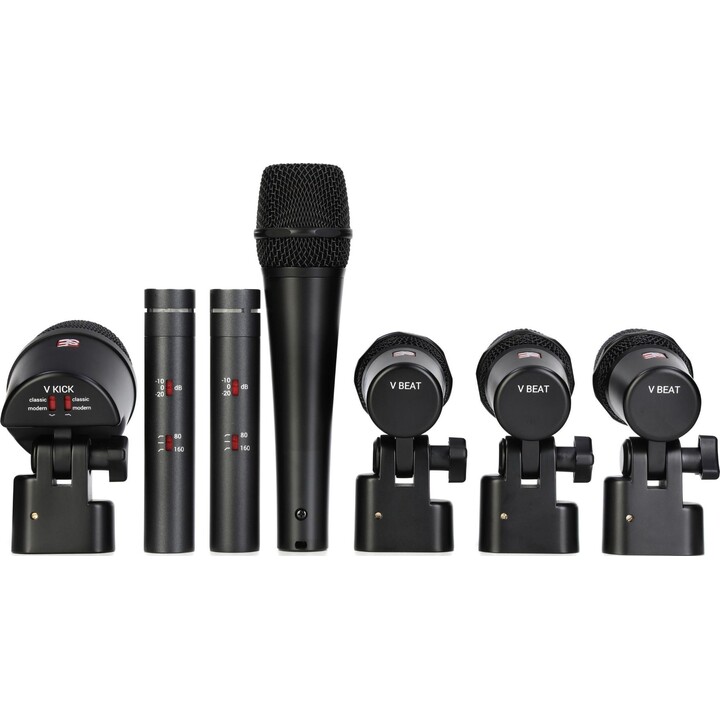 sE V Pack Arena Black - Drum microphone set