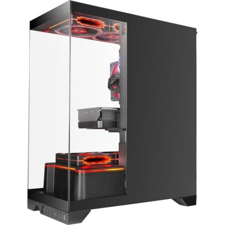 Mars Gaming MC-PRISMA Triple Tempered Glass ARGB ATX Mid-Tower PC Case
