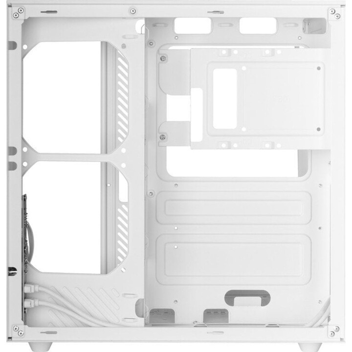 Mars Gaming Mc-infiniolite PC Tower ATX Gaming Case con pannello superiore in vetro temperato e doppia telecamera, bianco
