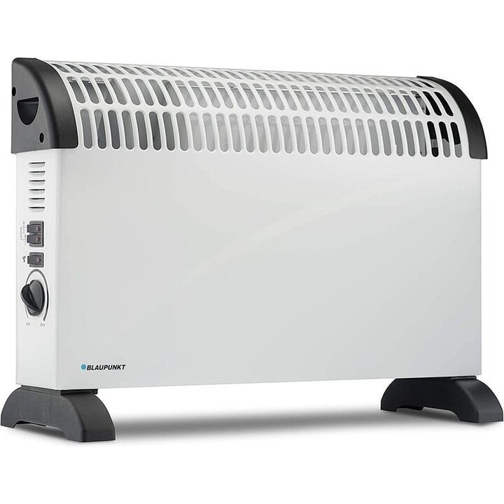 Blaupunkt BP1008 Convettore con tre livelli di potenza regolabili fino a 2000W, bianco