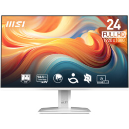 Monitor MSI Pro MP243W E14 para PC, 60,5 cm (23,8"), 1920 x 1080 pixels, Full HD, LCD, Branco