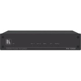 Amplificador de áudio Pa-120z da Kramer Electronics, preto