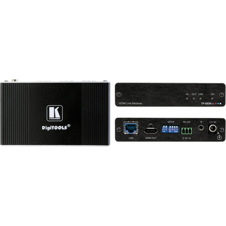 Sintoamplificatore AV Kramer Electronics TP-583RXR, nero