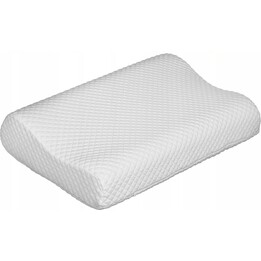 Actionmed PO100AM Cuscino medico cervicale Cuscino ortopedico per il supporto del collo, bianco