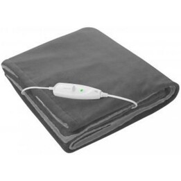 Medisana HDW Manta eléctrica suave con 4 ajustes de temperatura y 120W, Gris