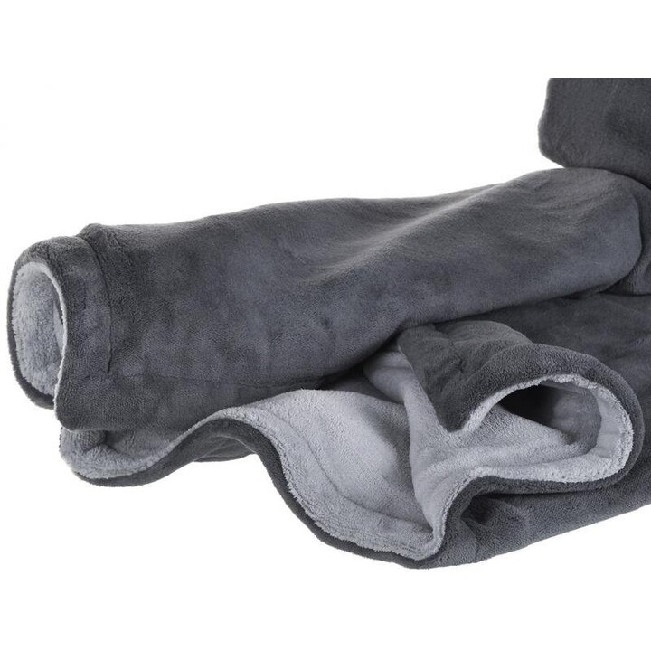 Medisana HDW Soft Electric Blanket with 4 Temperature Settings and 120W, Grey