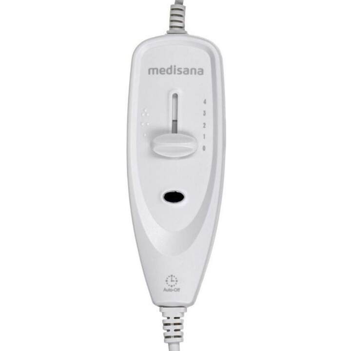 Medisana HDW Soft Electric Blanket with 4 Temperature Settings and 120W, Grey