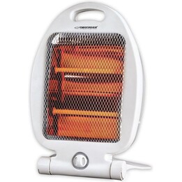 Esperanza EHH009 Quartz Electric Heater with Two Power Levels up to 800W, White