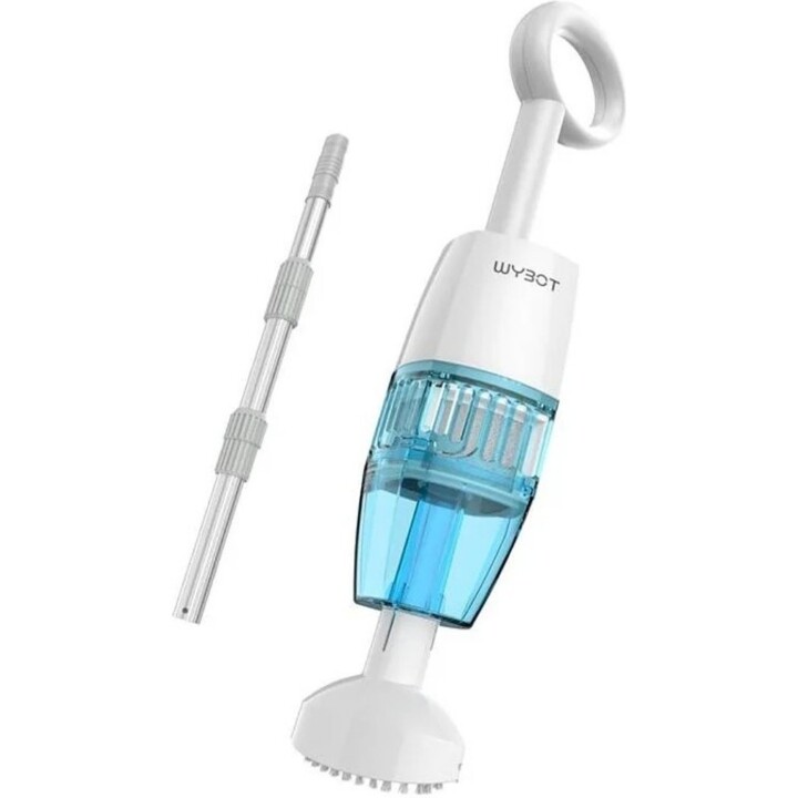 Aspirador de mano inalámbrico Wybot Hyson 100 para el mantenimiento de piscinas, azul