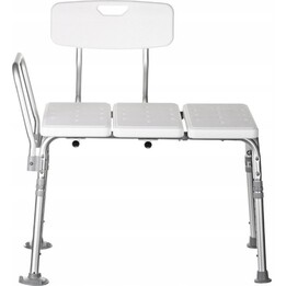 Actionmed LW100AM Banc de bain avec dossier ergonomique pour plus de sécurité, blanc