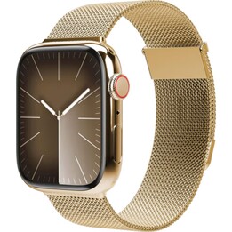 Correia Vonmählen Milanaise Loop 2 para Apple Watch 44/45/46/49 mm, dourada