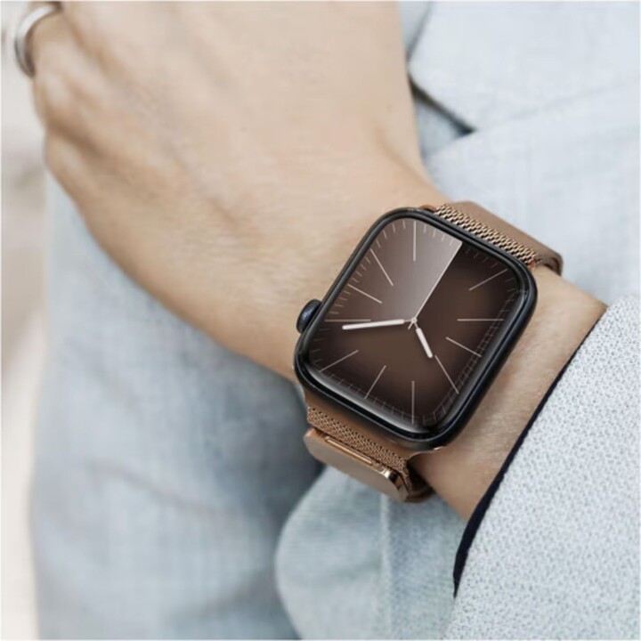 Correa Vonmählen Milanaise Loop 2 para Apple Watch 44/45/46/49 mm, oro rosa