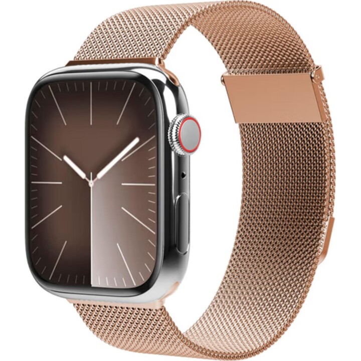 Correa Vonmählen Milanaise Loop 2 para Apple Watch 44/45/46/49 mm, oro rosa